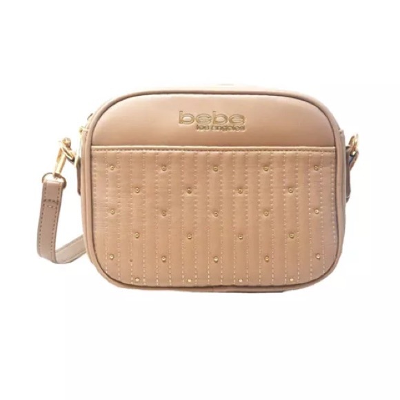 Bebe Aliah Camera Quilted Crossbody Bag  - Blush Pink NWT MSRP $79 - Picture 3 of 6